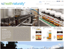 Tablet Screenshot of nzhealthnaturally.com